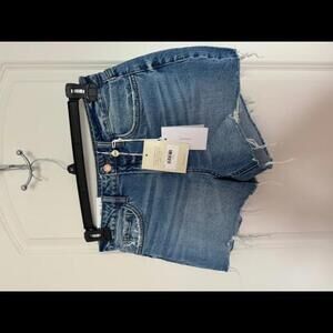 Vervet Blue - Distressed Denim shorts‎